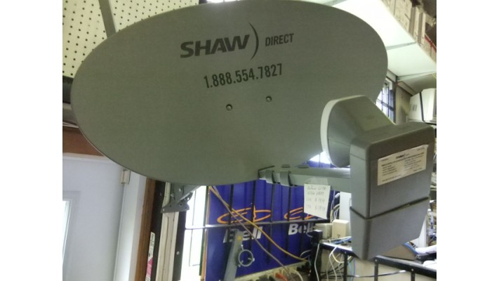 Shaw Direct 75cm  dish with XKU LNB.